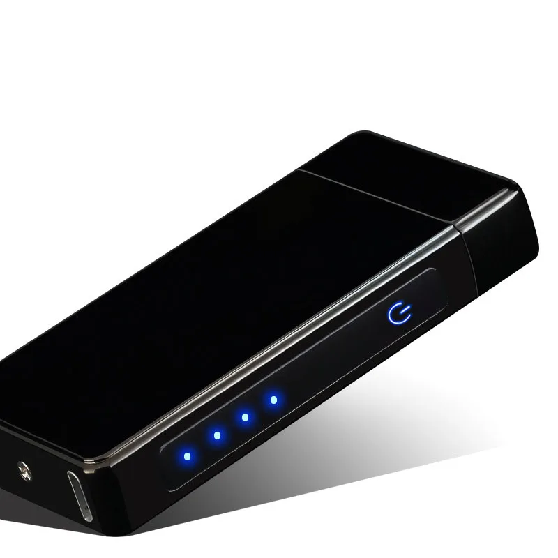 Fingerprint induction touch double arc charging lighter LED USB electronic cigarette lighter
Fingerprint induction touch double arc charging lighter LED USB electronic cigarette lighter