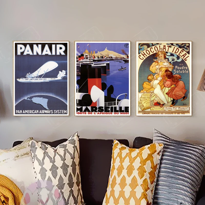 Vintage Advertising Poster Marseille Port North Africa Classic Canvas Paintings Vintage Wall Posters Stickers Home Decor Gift
Vintage Advertising Poster Marseille Port North Africa Classic Canvas Paintings Vintage Wall Posters Stickers Home Decor Gift