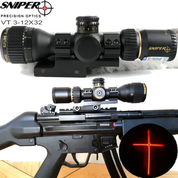 SNIPER VT 3-12X32 FFP First Focal Plane Riflescopes w mount ringGlass Etched Reticle Tactical Optical Sight Hunting Rifle Scope
SNIPER VT 3-12X32 FFP First Focal Plane Riflescopes w mount ringGlass Etched Reticle Tactical Optical Sight Hunting Rifle Scope