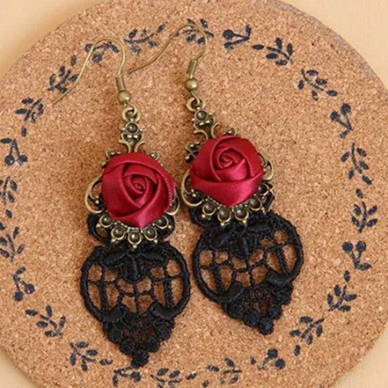 FUNIQUE 2019 Women's Vampire Halloween Earrings Vintage Red Flowers Drop Earrings Party Earing Jewelry Brinco
FUNIQUE 2019 Women's Vampire Halloween Earrings Vintage Red Flowers Drop Earrings Party Earing Jewelry Brinco
