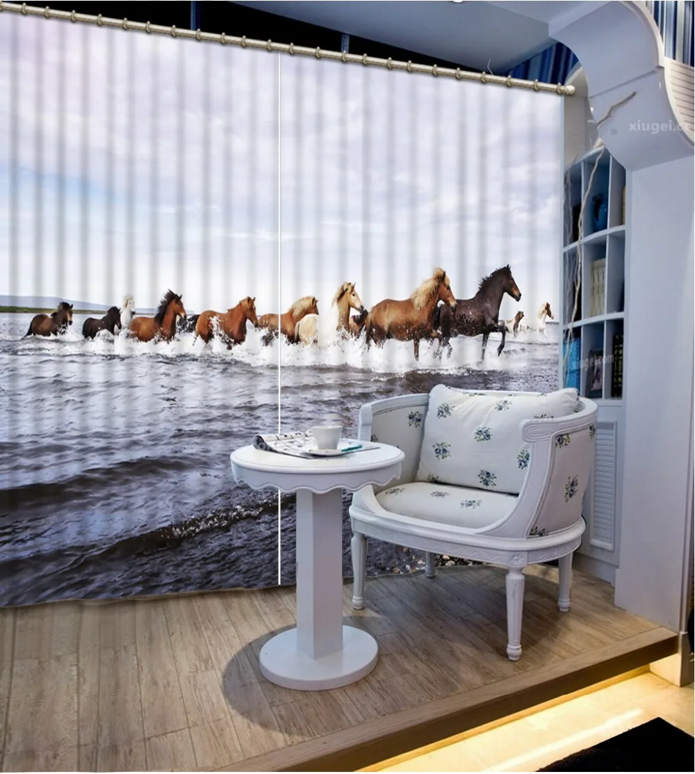 fashion decor home decoration for bedroom living room curtain horse custom Curtains for living room
fashion decor home decoration for bedroom living room curtain horse custom Curtains for living room