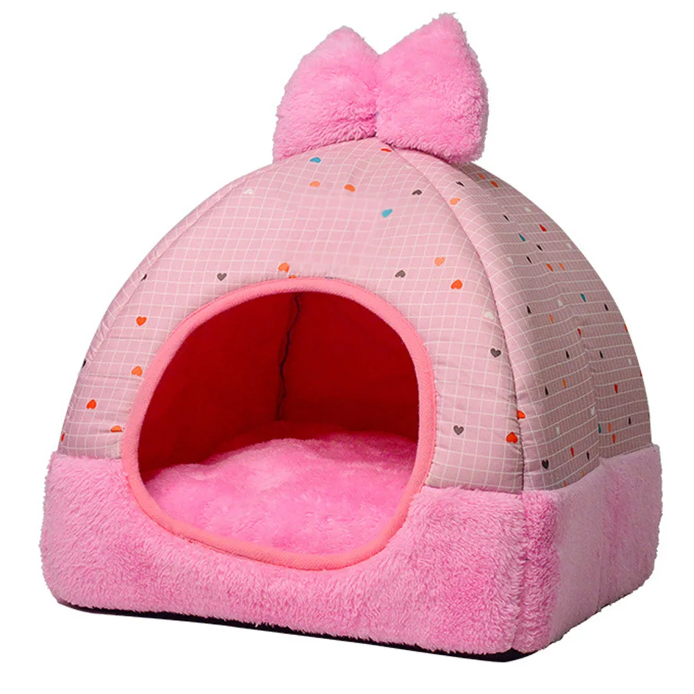 Pet House Kitten Durable Cute Foldable Bowknot DIY Mongolian Pet Supplies For Dog/cat
Pet House Kitten Durable Cute Foldable Bowknot DIY Mongolian Pet Supplies For Dog/cat