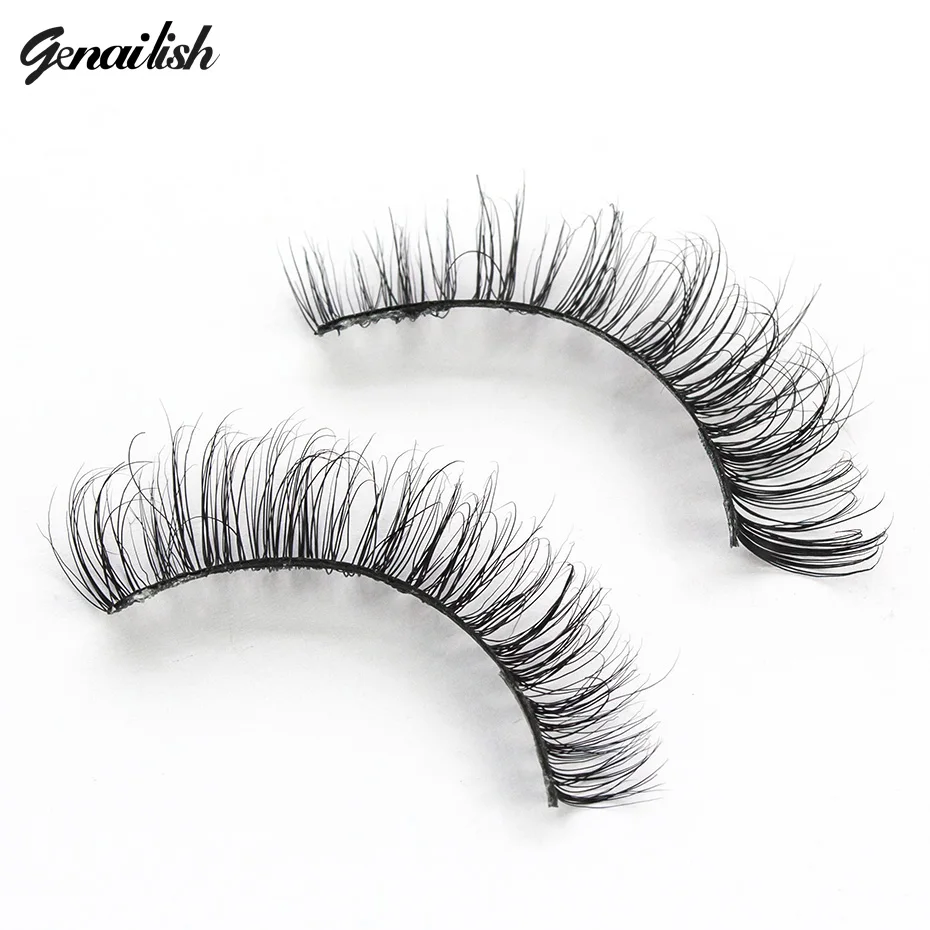 Genailish False Eyelashes 3D Mink Lashes Natutal Thick Fake Eyelashes Hand Made Full Strip Lashes 1 pair Lashes A01
Genailish False Eyelashes 3D Mink Lashes Natutal Thick Fake Eyelashes Hand Made Full Strip Lashes 1 pair Lashes A01