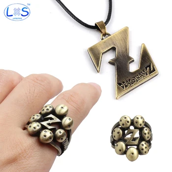 (LONSUN)Anime Dragon Ball Necklace Charm Vintage DragonBall Z Logo Pendant Necklace And Ring For Men Fashion Toy
(LONSUN)Anime Dragon Ball Necklace Charm Vintage DragonBall Z Logo Pendant Necklace And Ring For Men Fashion Toy