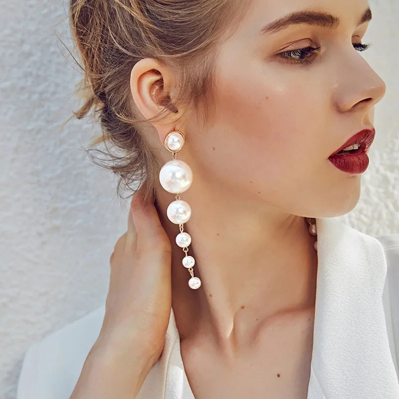 Ahmed New Bohemian Statement Multilayer Pearl Pendant Earrings Fashion Long Drop Dangle Earring for Women Jewelry Trendy
Ahmed New Bohemian Statement Multilayer Pearl Pendant Earrings Fashion Long Drop Dangle Earring for Women Jewelry Trendy