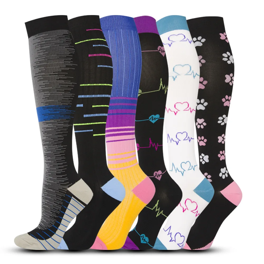 Knee Socks PRAYGER Varicose Compression Socks 3pairs/lot Men Crew Pressive Sock Slimming Calf Sox
Knee Socks PRAYGER Varicose Compression Socks 3pairs/lot Men Crew Pressive Sock Slimming Calf Sox