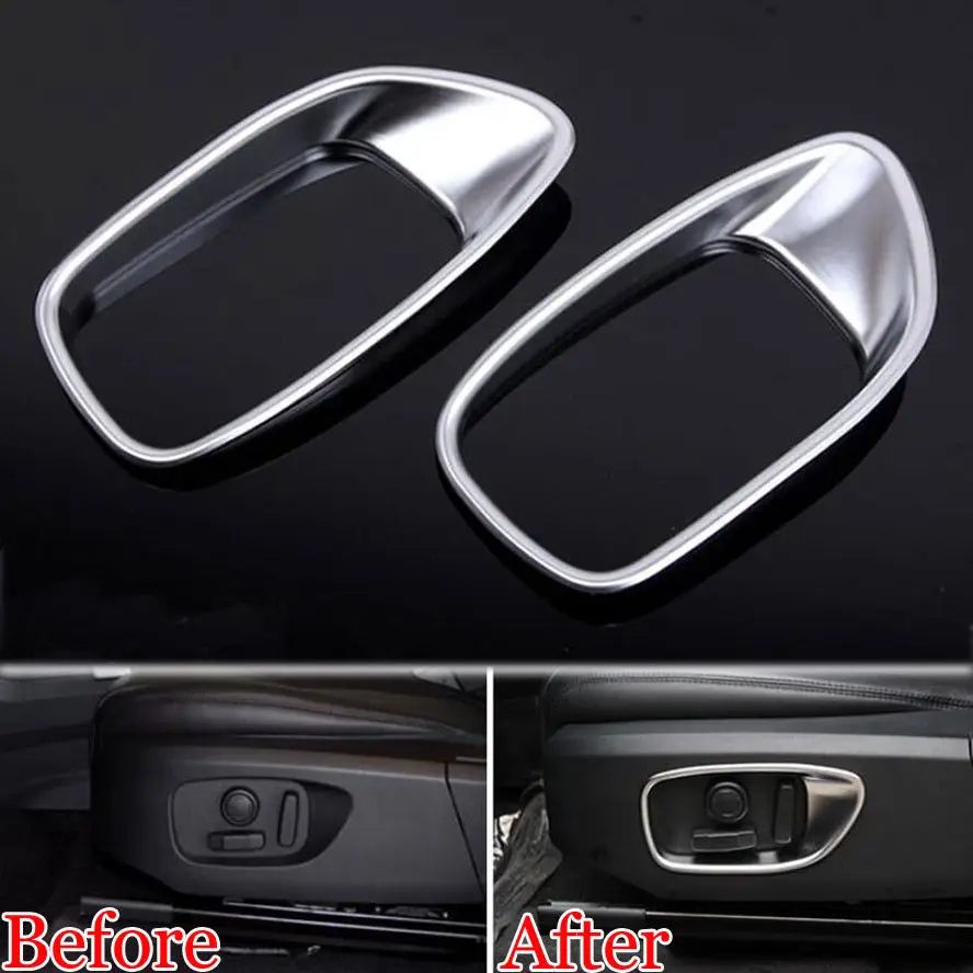 2x Chrome ABS Car-styling Seat Adjustment Control Switch Decor Molding Frame Cover Trim Sticker Fit For Discovery Sport 2015 16
2x Chrome ABS Car-styling Seat Adjustment Control Switch Decor Molding Frame Cover Trim Sticker Fit For Discovery Sport 2015 16