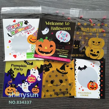 ON SALE 100pcs/lot Mixed style Halloween plastic bags cookie packaging bag 10x10cm self adhesive bags
ON SALE 100pcs/lot Mixed style Halloween plastic bags cookie packaging bag 10x10cm self adhesive bags