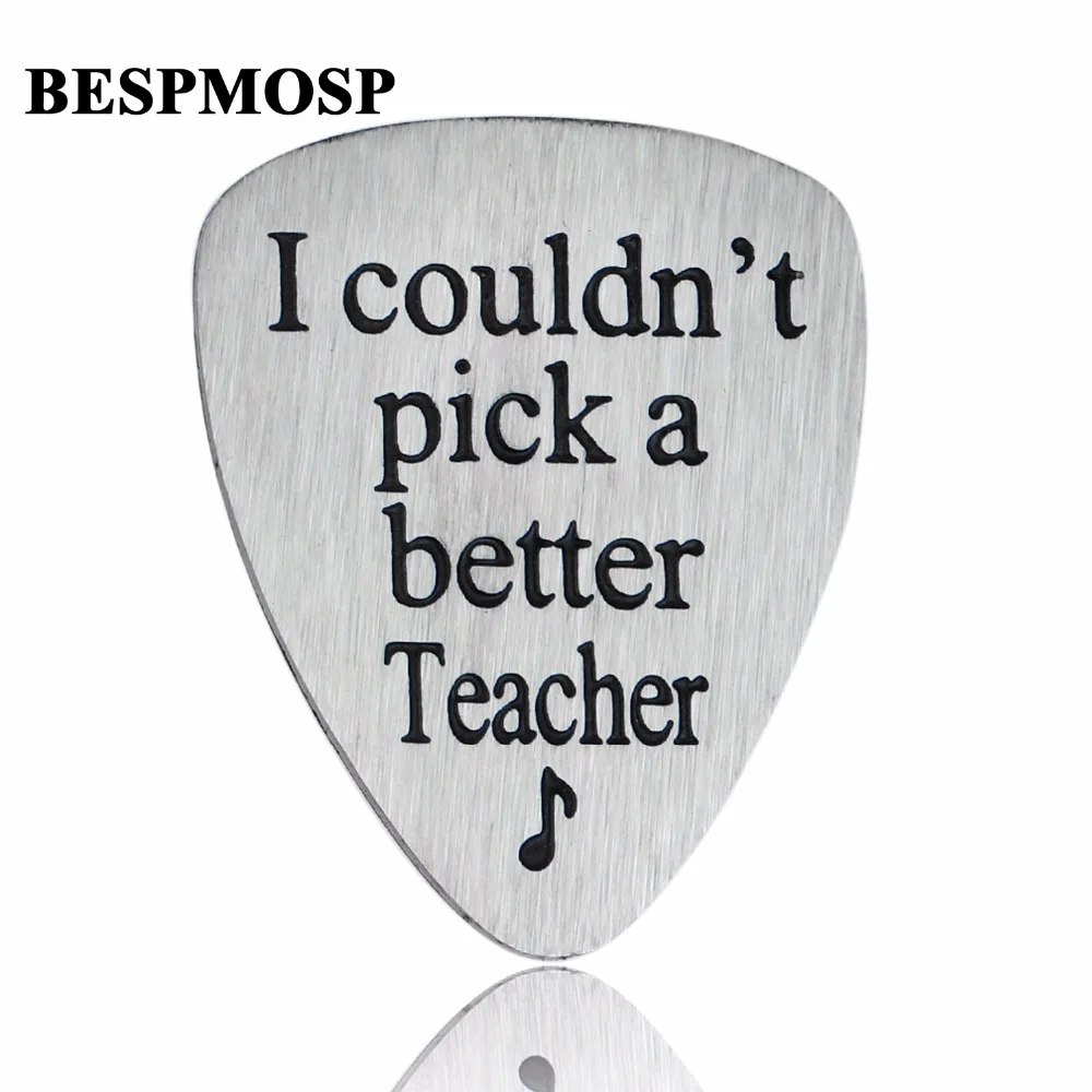 Bespmosp Electric Acoustic Plectrum I Couldn't Pick A Better Teacher Bass Guitar Picks Stainless Steel Teacher's Day Xmas Gifts
Bespmosp Electric Acoustic Plectrum I Couldn't Pick A Better Teacher Bass Guitar Picks Stainless Steel Teacher's Day Xmas Gifts