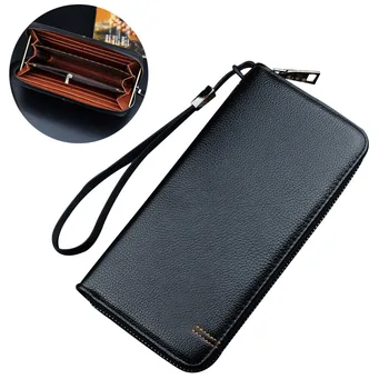 Men Long Wallets Purse PU Zipper Fashion Durable For Credit ID Card Coin Money Holder New
Men Long Wallets Purse PU Zipper Fashion Durable For Credit ID Card Coin Money Holder New