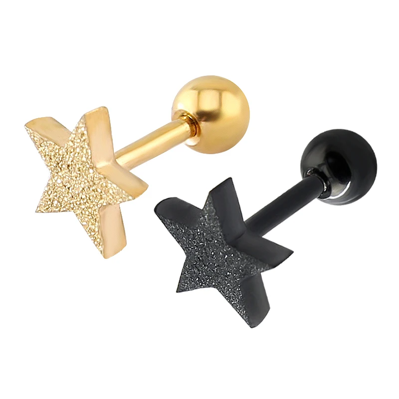 Star gold stud earrings stainless steel double sided stud earring men black earrings jewellery female screw stud earrings aretes
Star gold stud earrings stainless steel double sided stud earring men black earrings jewellery female screw stud earrings aretes
