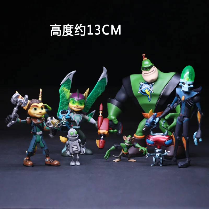 5/" Movable Ratchet /& Clank Armored Ratchet Action Figure Toy PVC Kids Toy Gift