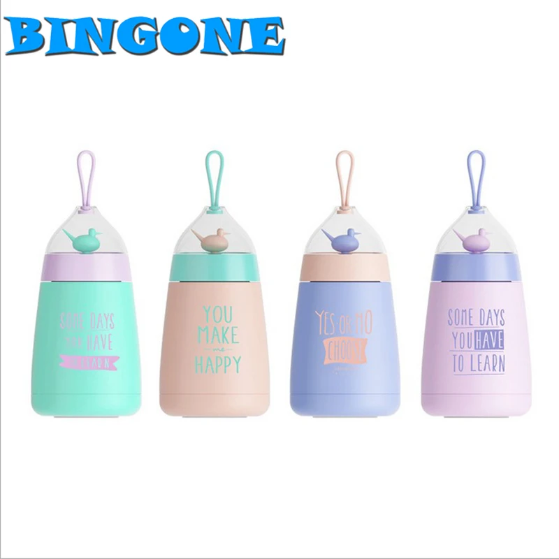 Bingone Fashion Portable 304 Stainless Steel Insulation Cup Cute Bird Cage Student Girls Vacuum Flask Cup Drinking Thermos -TF 
Bingone Fashion Portable 304 Stainless Steel Insulation Cup Cute Bird Cage Student Girls Vacuum Flask Cup Drinking Thermos -TF
