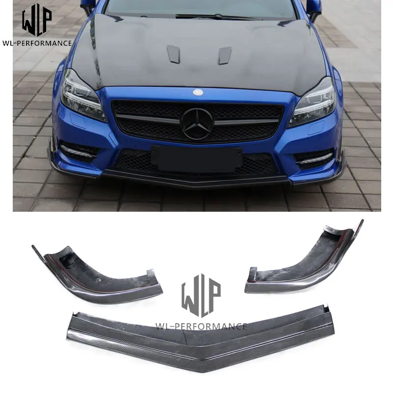 CLS carbon fiber three-piece set Front Bumper Lip Spoiler Diffuser car body kit for Mercedes Benz CLS W218 12-UP car styling use
CLS carbon fiber three-piece set Front Bumper Lip Spoiler Diffuser car body kit for Mercedes Benz CLS W218 12-UP car styling use