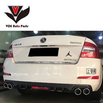 Octavia Rear Bumper Spoiler Diffuser Protector Lip With 4-outle Decorative Exhaust Tips for Skoda Octavia 2015 2016 2017
Octavia Rear Bumper Spoiler Diffuser Protector Lip With 4-outle Decorative Exhaust Tips for Skoda Octavia 2015 2016 2017