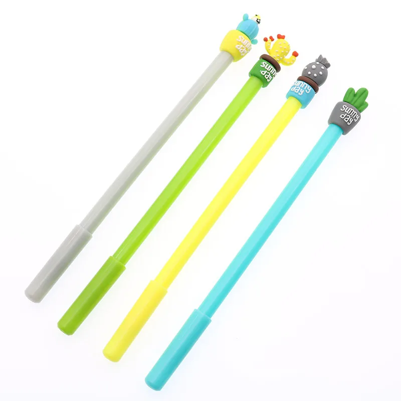 4 Pieces / Sets Of 0.5mm Cactus Potted Plant Feather Pen Neutral Pen Lovable Cartoon Gel Office Stationery Gift Pen
4 Pieces / Sets Of 0.5mm Cactus Potted Plant Feather Pen Neutral Pen Lovable Cartoon Gel Office Stationery Gift Pen