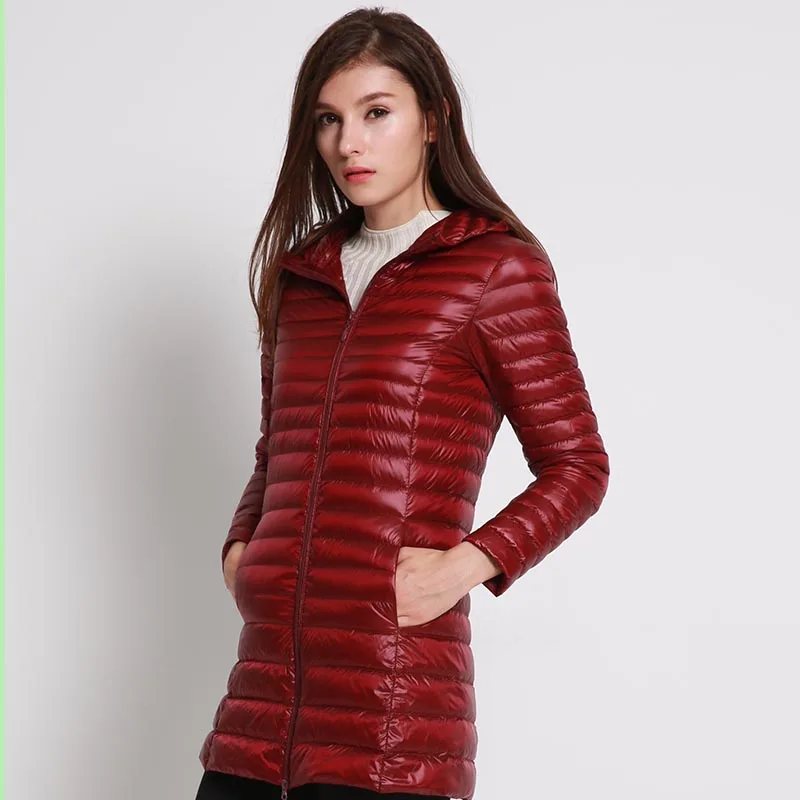 Winter Long Zipper Down Jacket Women Casual Slim Warm Ultra Light Hooded Coat Female White Duck Down Parkas Women Outwear 6XL
Winter Long Zipper Down Jacket Women Casual Slim Warm Ultra Light Hooded Coat Female White Duck Down Parkas Women Outwear 6XL