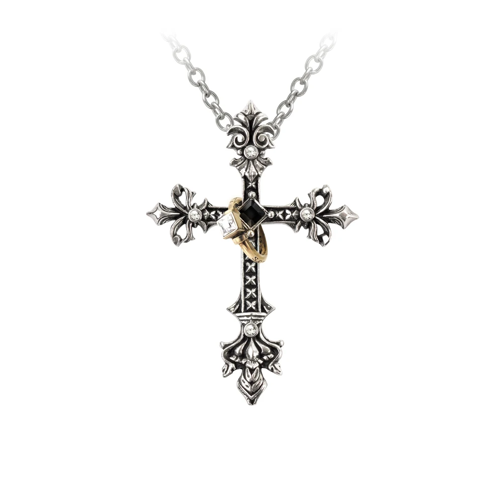 Women Cross Long Necklace Punk Charm Cross Necklace in Silver Plated Handmade Jewelry Pendants Long Necklaces Female
Women Cross Long Necklace Punk Charm Cross Necklace in Silver Plated Handmade Jewelry Pendants Long Necklaces Female