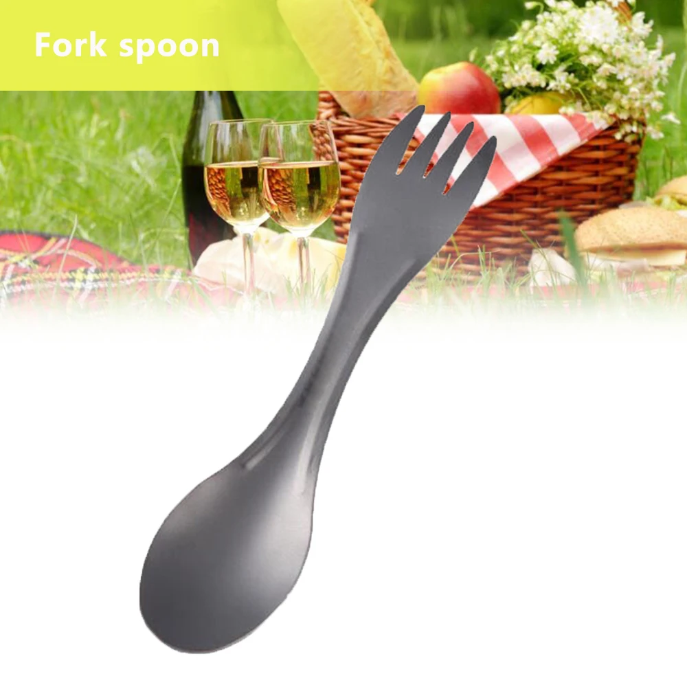 3 IN 1 Kitchen Spoon Fork Knife Ultralight Pure Titanium Spoon Camping Picnic Creative Tableware Cutlery Utensil Combo 3
3 IN 1 Kitchen Spoon Fork Knife Ultralight Pure Titanium Spoon Camping Picnic Creative Tableware Cutlery Utensil Combo 3