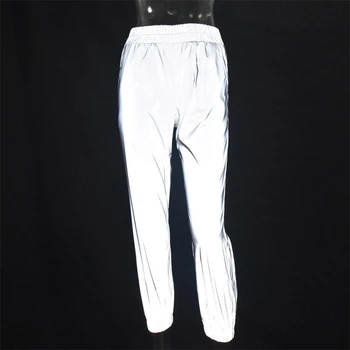 Flash Night Reflective Jogger Pants 2019 Spring Women Casual Gray Solid Streetwear Trousers Joggers Hip Hop Pants
Flash Night Reflective Jogger Pants 2019 Spring Women Casual Gray Solid Streetwear Trousers Joggers Hip Hop Pants