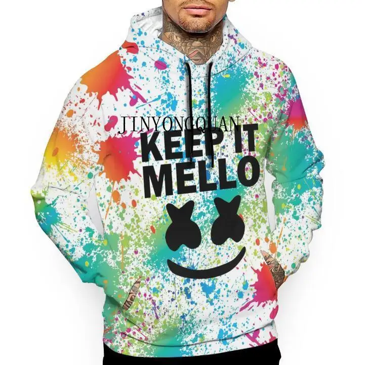 Wholesale Drop shipping Marshmello 3D printing Men's Hoodie Plus Velvet Padded Warm Sweatshirt Teen Hooded High Quality
Wholesale Drop shipping Marshmello 3D printing Men's Hoodie Plus Velvet Padded Warm Sweatshirt Teen Hooded High Quality