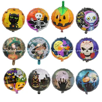 wholesale 50pcs/lot Halloween Aluminum Balloon Balloon Party Decorative Supplies Cartoon Round Pumpkin Head Witch Ghost Balloons
wholesale 50pcs/lot Halloween Aluminum Balloon Balloon Party Decorative Supplies Cartoon Round Pumpkin Head Witch Ghost Balloons