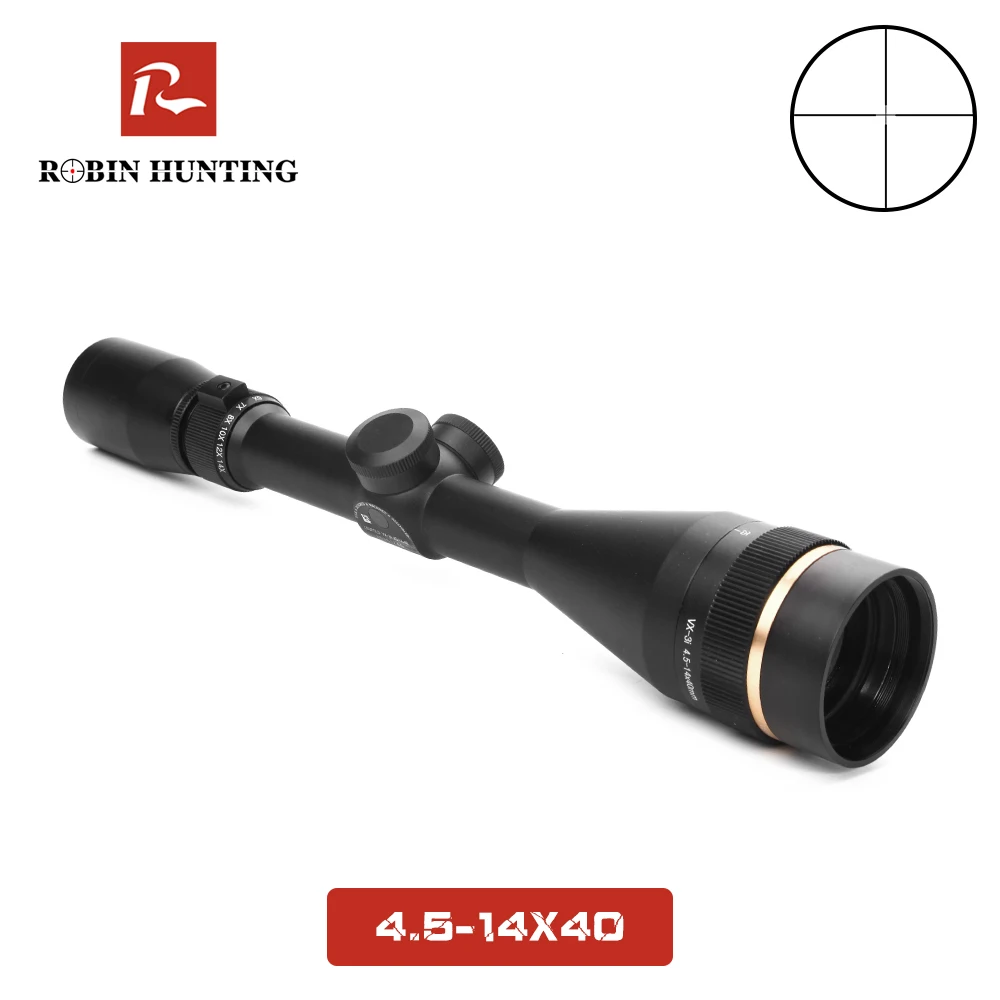 4.5-14X40 Hunting Scopes Tactical Optics Riflescope Outdoor Hunting Sniper Optic Scope for Airsoft Gun with 11 20mm Rail Mou
4.5-14X40 Hunting Scopes Tactical Optics Riflescope Outdoor Hunting Sniper Optic Scope for Airsoft Gun with 11 20mm Rail Mou