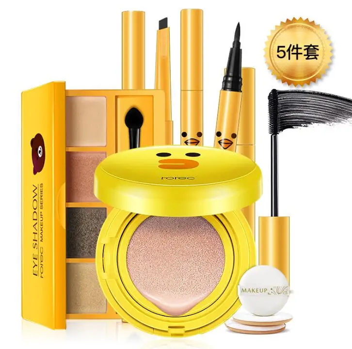 5Pcs Daily Cosmetics Makeup Sets Make Up Cosmetics Gift Set Tool Kit Cosmetics Including Eyeshadow Matte Eyeliners Foundation 
5Pcs Daily Cosmetics Makeup Sets Make Up Cosmetics Gift Set Tool Kit Cosmetics Including Eyeshadow Matte Eyeliners Foundation