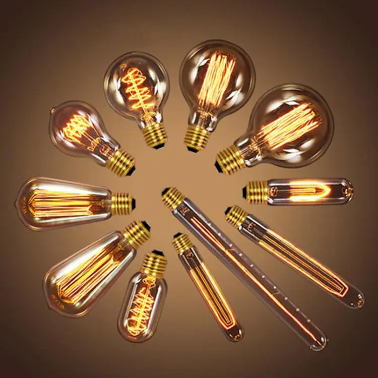 Vintage Edison Light Bulb E27 220V 40W G80 G95 G125 Filament Incandescent Ampoule Bulbs Retro Edison Lamp For Pendant Lamp Decor
Vintage Edison Light Bulb E27 220V 40W G80 G95 G125 Filament Incandescent Ampoule Bulbs Retro Edison Lamp For Pendant Lamp Decor