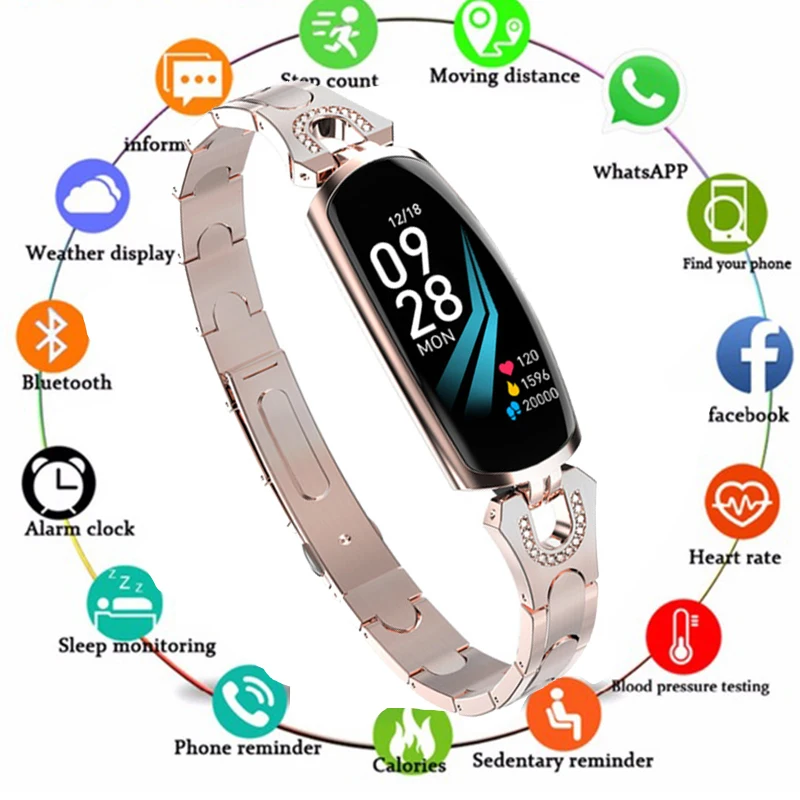 2019 Smart Watch Bracelet for women fashion lady girl High grade wonderful gifts accessories wristband with Bluetooth PK AK18 H8
2019 Smart Watch Bracelet for women fashion lady girl High grade wonderful gifts accessories wristband with Bluetooth PK AK18 H8