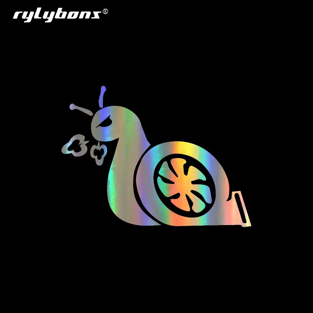 Фото Rylybons Tail Snail Funny Cartoon Car Stickers Door Body Window Bumper Vinyl Stikers Decal Auto Truck Styling Accessories | Автомобили и