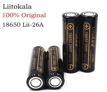 4 unids 100 percent original liitokala lii -26a 18650-26 icr 3.7 v 2600 mah baterias recargables para 18650 bateria/li
4 unids 100 percent original liitokala lii -26a 18650-26 icr 3.7 v 2600 mah baterias recargables para 18650 bateria/li