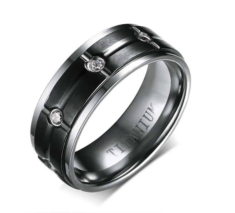 For Men Cubic Zircon Band Men's Wholesale 2018 Anel Rings Classic Party Jewelry Rushed Anillos Rings New Arrival Titanium Ring
For Men Cubic Zircon Band Men's Wholesale 2018 Anel Rings Classic Party Jewelry Rushed Anillos Rings New Arrival Titanium Ring