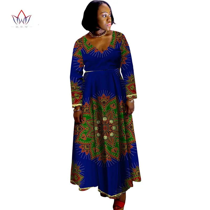 BRW African Bazin Dress Women Dashiki Africa Print Long Dress Party Dresses Women Plus Size 6XL African Women Clothes WY801
BRW African Bazin Dress Women Dashiki Africa Print Long Dress Party Dresses Women Plus Size 6XL African Women Clothes WY801