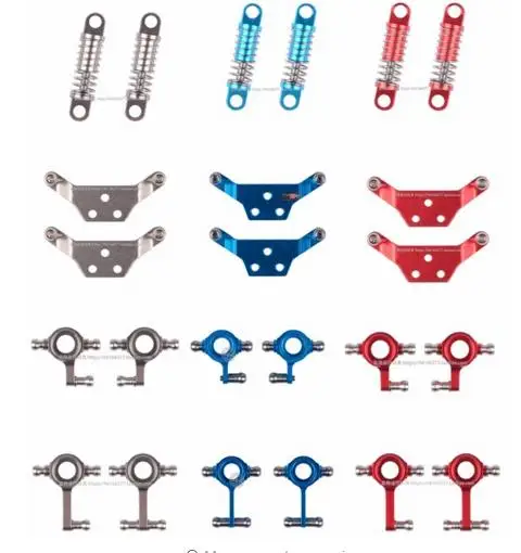 Wltoys K969 K979 K989 K999 RC Car spare parts Upgrade metal shock absorbers Metal shock absorber bracket Front and rear turn cup
Wltoys K969 K979 K989 K999 RC Car spare parts Upgrade metal shock absorbers Metal shock absorber bracket Front and rear turn cup