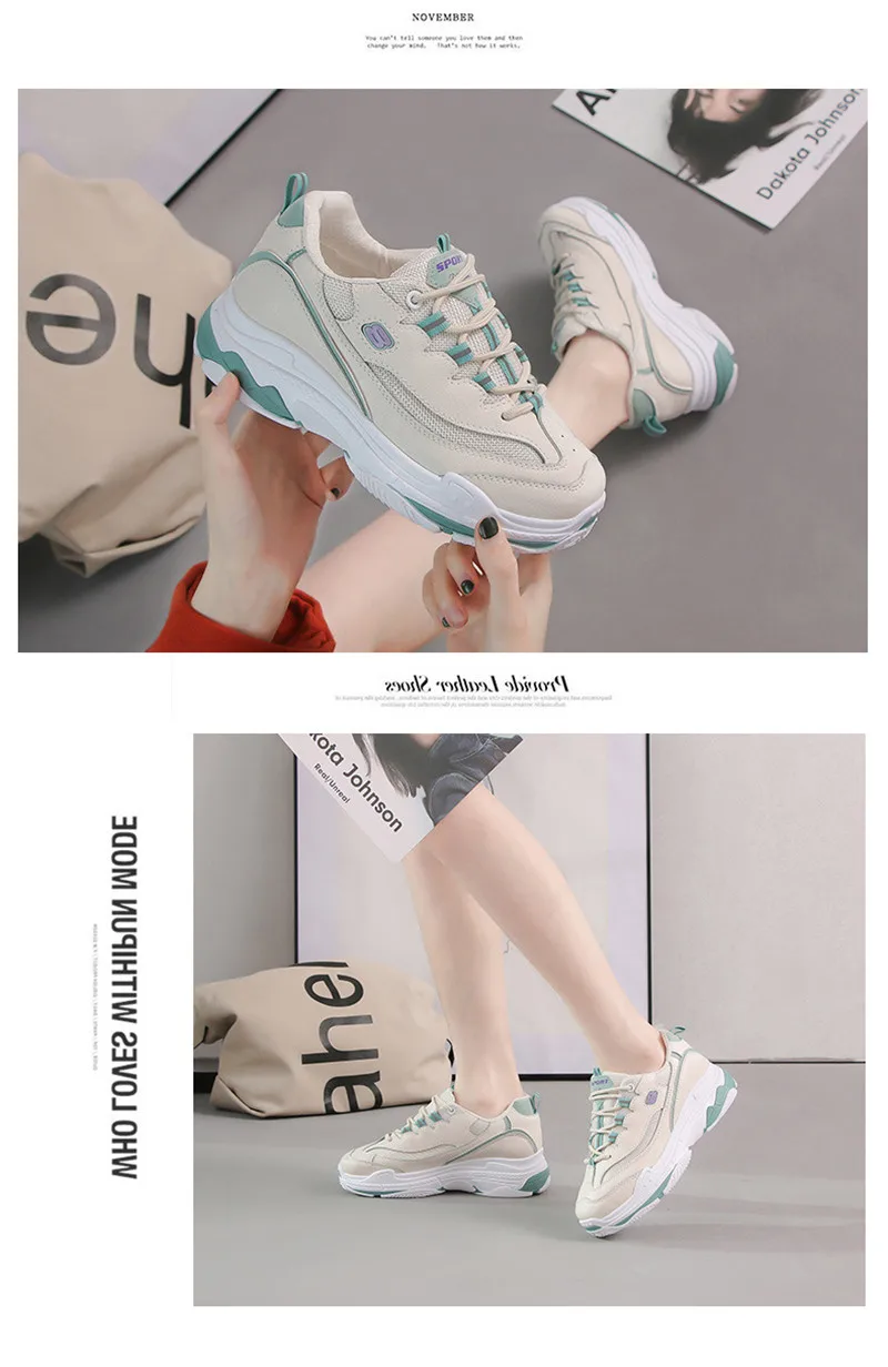2019 Spring New Women Harajuku Sneakers INS Super Fire Ladies Flat Platform Shoes Korean Summer Female Students Old Ulzzang Shoe (11)