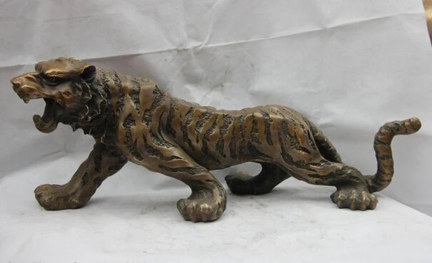 song voge gem S1399 Chinese Copper Bronze Wealth ferocious Fengshui Zodiac Year Tiger art Sculpture
song voge gem S1399 Chinese Copper Bronze Wealth ferocious Fengshui Zodiac Year Tiger art Sculpture