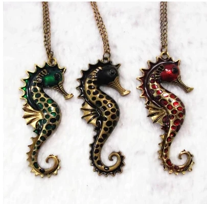 na067 2018 hot sale New Vintage Style Bronze Chain Alloy cute Seahorse Seahorse Necklace Female charm jewelry 1pcs
na067 2018 hot sale New Vintage Style Bronze Chain Alloy cute Seahorse Seahorse Necklace Female charm jewelry 1pcs