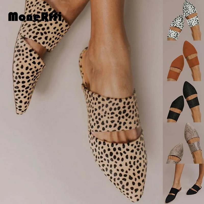 MoneRffi 2019 Summer Womens Leopard Flat Slippers Slides Holidays Pointed Toe Sandals Ladies Beach Slide Sandals Plus Size 35-43
MoneRffi 2019 Summer Womens Leopard Flat Slippers Slides Holidays Pointed Toe Sandals Ladies Beach Slide Sandals Plus Size 35-43
