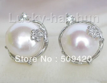 Bridal jewelry free shipping hot sell natural 14mm white Freshwater pearls Earrings Platinum Plated
Bridal jewelry free shipping hot sell natural 14mm white Freshwater pearls Earrings Platinum Plated