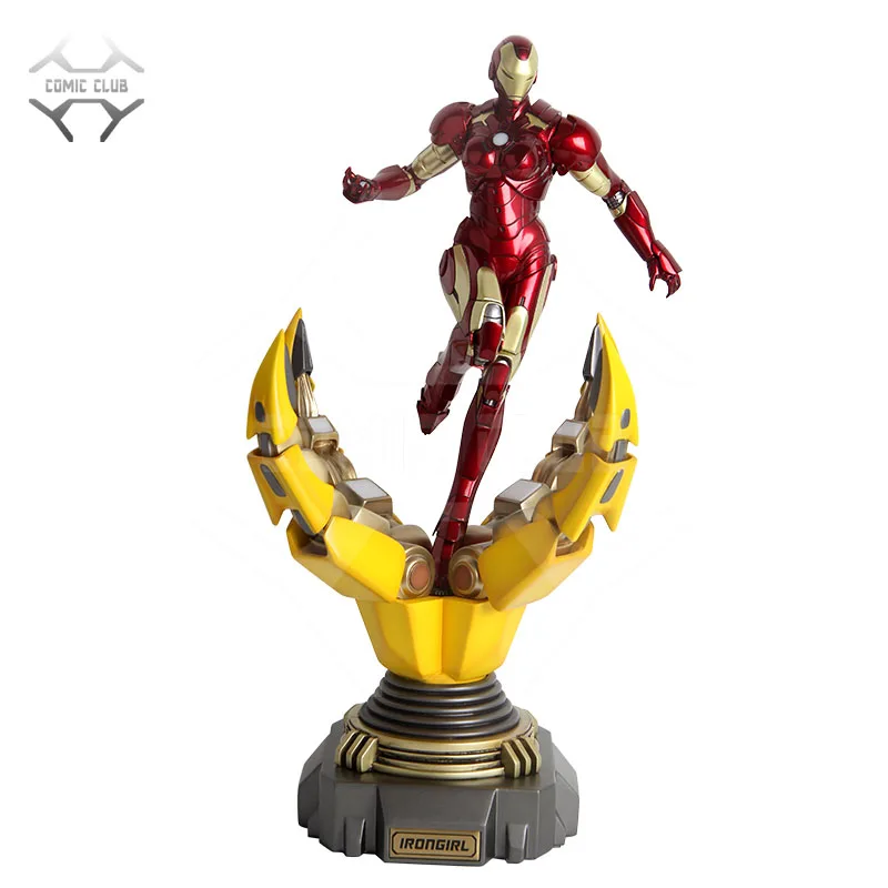 COMIC CLUB IN-STOCK super model the Avengers Female iron girl man gk resin stuate contain led light figure toy for collection
COMIC CLUB IN-STOCK super model the Avengers Female iron girl man gk resin stuate contain led light figure toy for collection