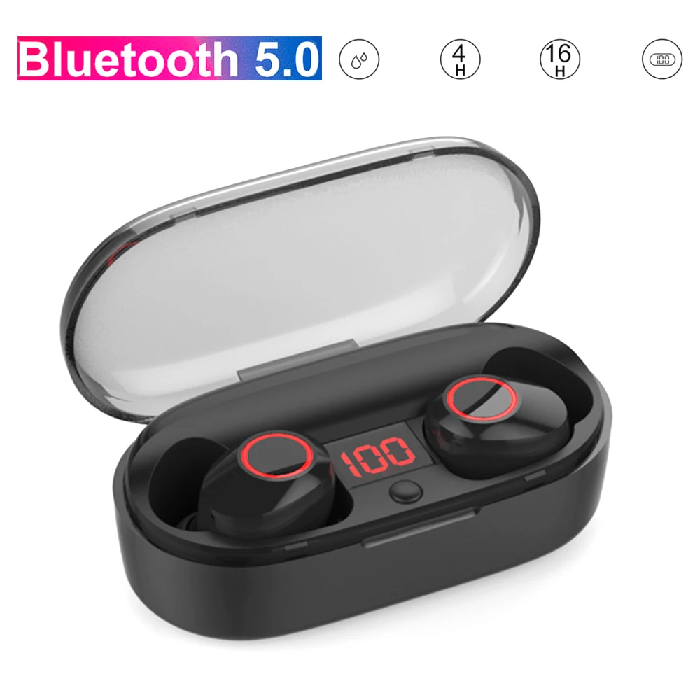 Bluetooth 5.0 TWS Battery Display Mini Wireless Sports Fitness Earphone Dual Microphone Handsfree Earphones For phone
Bluetooth 5.0 TWS Battery Display Mini Wireless Sports Fitness Earphone Dual Microphone Handsfree Earphones For phone