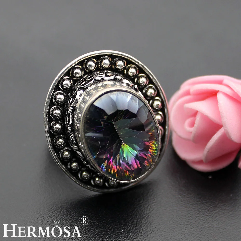 Hermosa Jewelry REMARKABLE BLOOMING DICHROIC GLASS 925 Sterling Silver Engagement Rings 8.5 Size HM110
Hermosa Jewelry REMARKABLE BLOOMING DICHROIC GLASS 925 Sterling Silver Engagement Rings 8.5 Size HM110