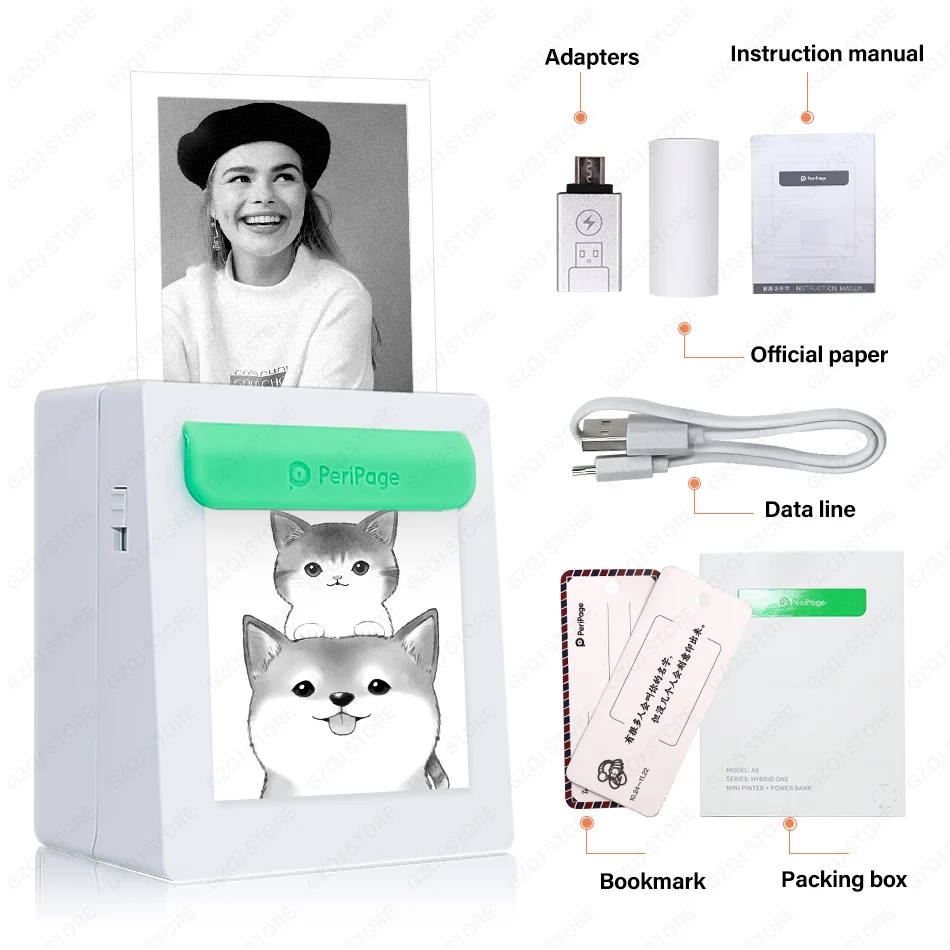 Portable Thermal Bluetooth Printer 58mm Mini Wireless POS Thermal Picture Photo Printer for Android IOS Mobile Phone GZM5804
Portable Thermal Bluetooth Printer 58mm Mini Wireless POS Thermal Picture Photo Printer for Android IOS Mobile Phone GZM5804