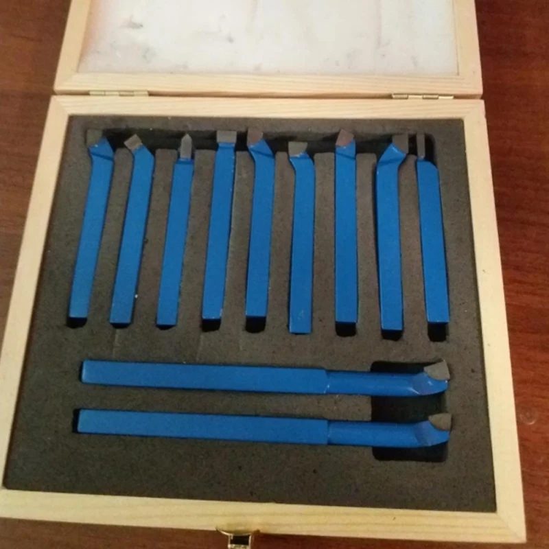 11pcs Mayitr Mini Lathe Tool Set 5/16" Carbide Tipped Metal Cutting Turning Boring Tools Bit
11pcs Mayitr Mini Lathe Tool Set 5/16" Carbide Tipped Metal Cutting Turning Boring Tools Bit