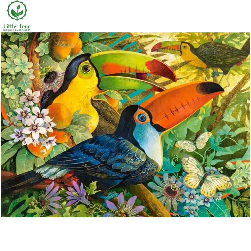 3d mosaic pictures of rhinestones cartoon colored toucan resin stone diamond painting cross stitch kit wall sticker decorations
3d mosaic pictures of rhinestones cartoon colored toucan resin stone diamond painting cross stitch kit wall sticker decorations