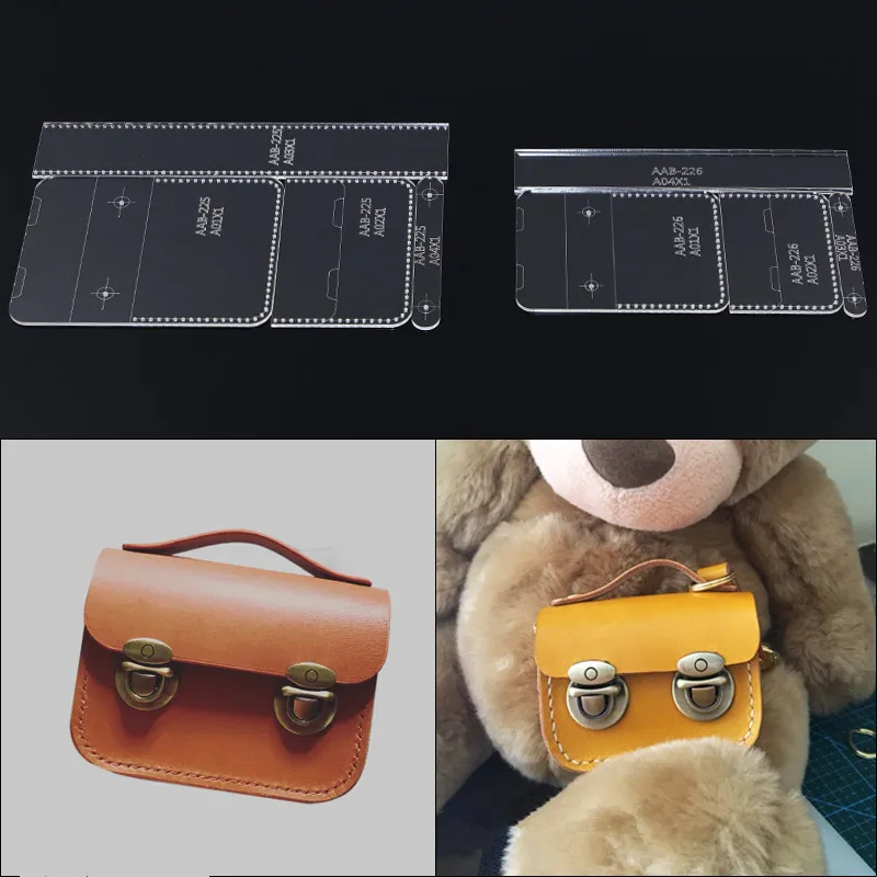 1Set DIY Leathercraft Acrylic Leather Female Shoulder Bag Handbag Pattern Stencil Template
1Set DIY Leathercraft Acrylic Leather Female Shoulder Bag Handbag Pattern Stencil Template