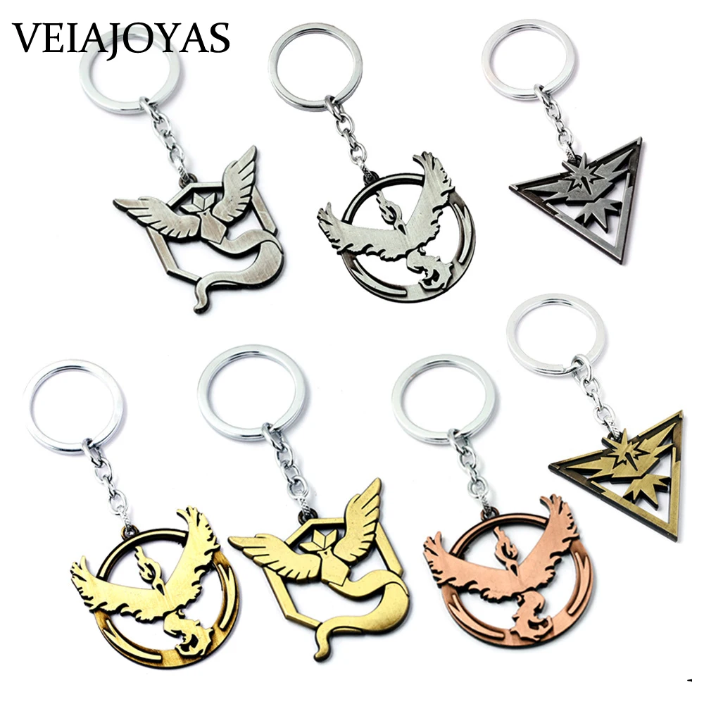 7 Types Charms Keychains Pokemon GO Game Keychain Valor Instinct Mystic Logo Alloy Key Rings Exquisite Birthday Gifts Souvenirs
7 Types Charms Keychains Pokemon GO Game Keychain Valor Instinct Mystic Logo Alloy Key Rings Exquisite Birthday Gifts Souvenirs