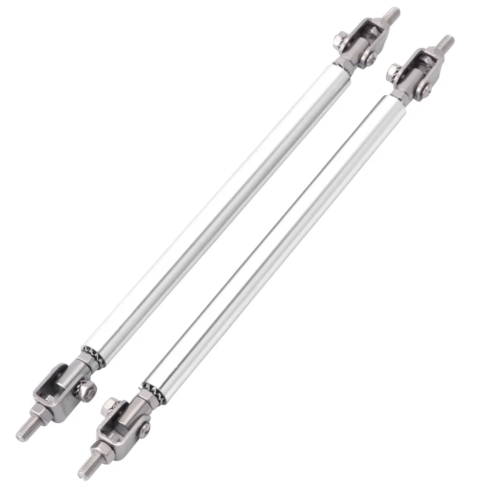 ESPEEDER Silver Universal Adjustable Car Rear Frame Bumper Lip Front Bumper Rod Splitter Lip Protector Strut Tie Bar Support
ESPEEDER Silver Universal Adjustable Car Rear Frame Bumper Lip Front Bumper Rod Splitter Lip Protector Strut Tie Bar Support
