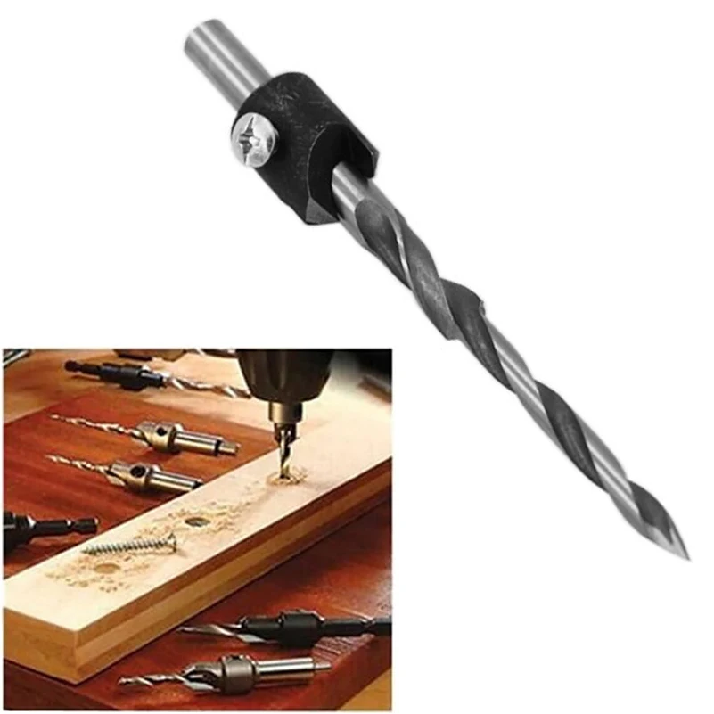 High Quality Twist HSS Countersink Step Guide Drill Bit Carpentry Reamer Woodworking Chamfer End Milling
High Quality Twist HSS Countersink Step Guide Drill Bit Carpentry Reamer Woodworking Chamfer End Milling